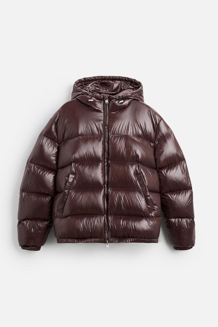 BLOUSON EN DUVET 100 % PLUMES