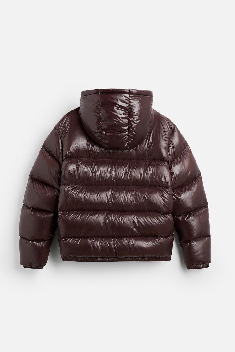 BLOUSON EN DUVET 100 % PLUMES