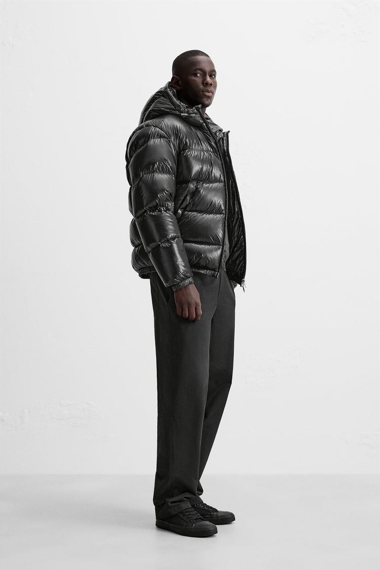 BLOUSON EN DUVET 100 % PLUMES