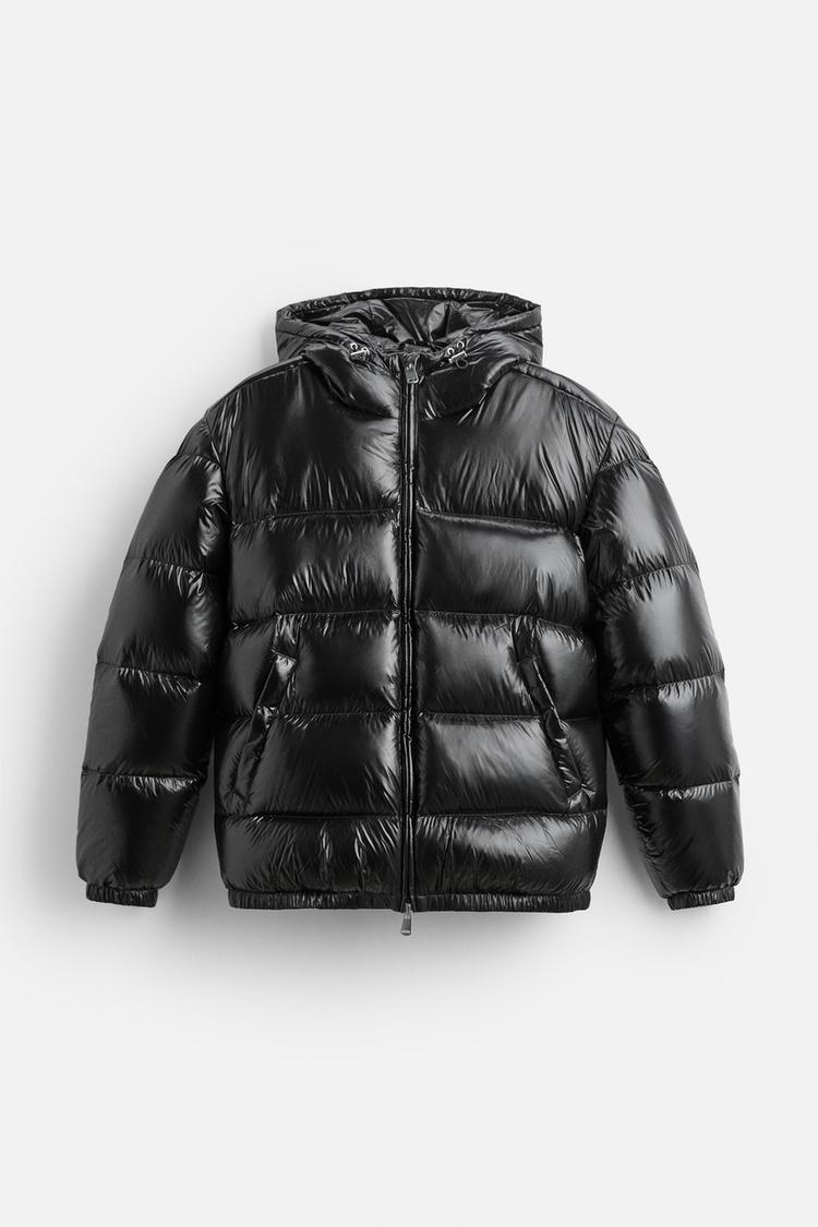 BLOUSON EN DUVET 100 % PLUMES