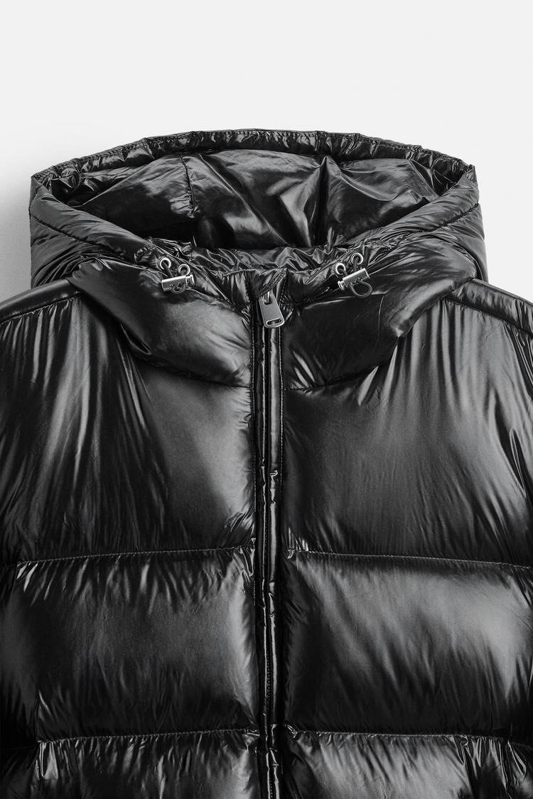 BLOUSON EN DUVET 100 % PLUMES